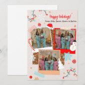 Schattigee drie foto vakantie Kaart (Voorkant / Achterkant)