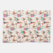 Schattigee Drie Wijze Mannen Kerstmis Theedoek (Horizontaal)