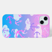 Schattigee drijvende ankers Kleurrijke pastel Case-Mate iPhone Case (Achterkant (horizontaal))