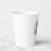 Schattigee Dromerige Pinguïn Baby shower Papieren Bekers (Rechts)