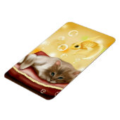 Schattigee droom kitten flexi magneet (Linkerzijde)