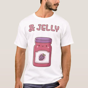 Schattigee Druivenjam Jam Jar Doodle T-shirt
