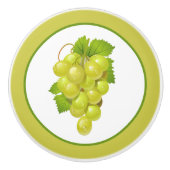 Schattigee druivenliefhebbers fruit keramische knop (Voorkant)