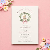 Schattigee Duckling Baby shower Uitnodiging met Ro