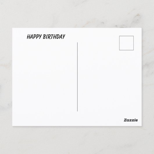 Schattigee Duckling Happy Birthday Wildlife Fotogr Briefkaart (Achterkant)