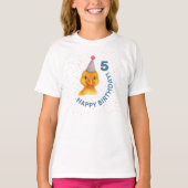 Schattigee Duckling Verjaardag Kinderen TShirt - (Voorkant)