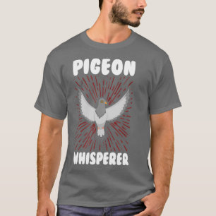Schattigee duif fluisteraar duiven race minnaar t-shirt