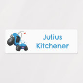Schattigee duin buggy voertuig cartoon gepersonali labels (Design 1)