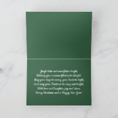 Schattigee Duitse Herder Puppy Dog Vrolijk Kerstfe Kaart (Binnen)