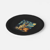 Schattigee Duitse herdershond Halloween Jack O Lan Papieren Bordje (Gekanteld)