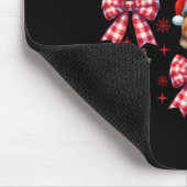 Schattigee Duitse herdershond Red Plaid Coquette B Muismat (Hoek)