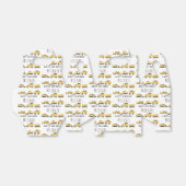 Schattigee Dump Trucks Bouwwagens Aangepaste naam Bedankdoosjes (Uitgevouwen)