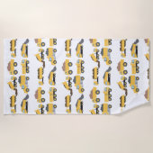 Schattigee Dump Trucks Bouwwagens Jongens Strandlaken (Voorkant)