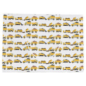 Schattigee dump vrachtwagens constructie vrachtwag groot cadeauzakje (Achterkant)