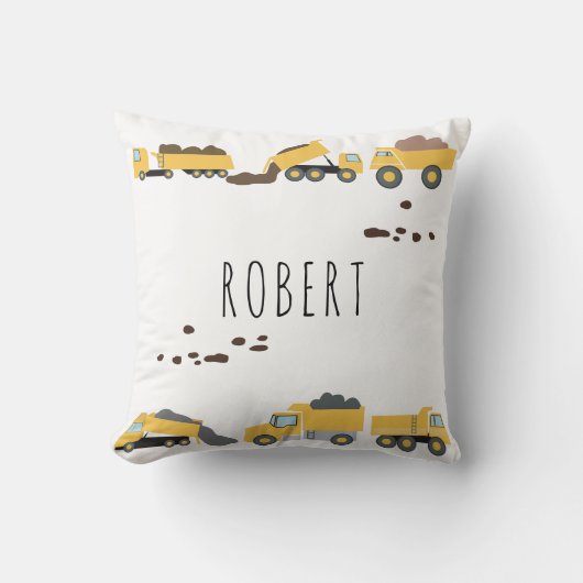 Schattigee dump vrachtwagens constructie vrachtwag kussen (Voorkant)