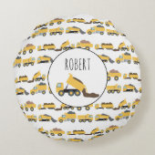 Schattigee dump vrachtwagens constructie vrachtwag rond kussen (Achterkant)