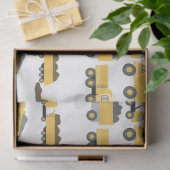 Schattigee dump vrachtwagens constructie vrachtwag tissuepapier (Geschenk)