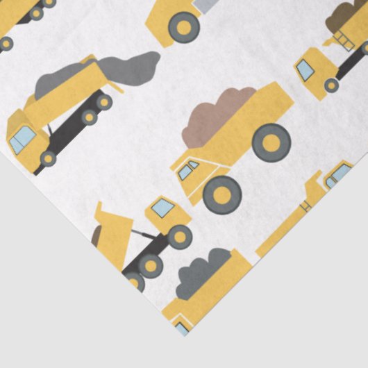 Schattigee dump vrachtwagens constructie vrachtwag tissuepapier (Detail)