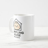 Schattigee Dumpling House Design Logo Koffiemok (Voorkant links)