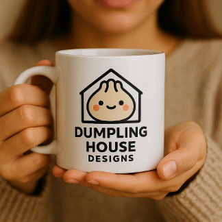 Schattigee Dumpling House Design Logo Koffiemok