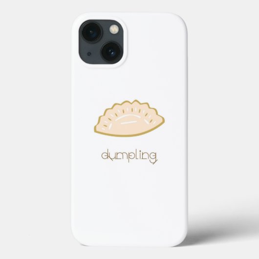 Schattigee Dumpling Iphone hoesje (Achterkant)