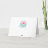 Schattigee Durian Mushy Valentijnsdag Wenskaart Feestdagen Kaart (Achterkant)