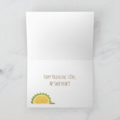 Schattigee Durian Mushy Valentijnsdag Wenskaart Feestdagen Kaart (Binnen)