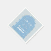 Schattigee Dusty Blue Cielito Lindo Servet (Hoek)