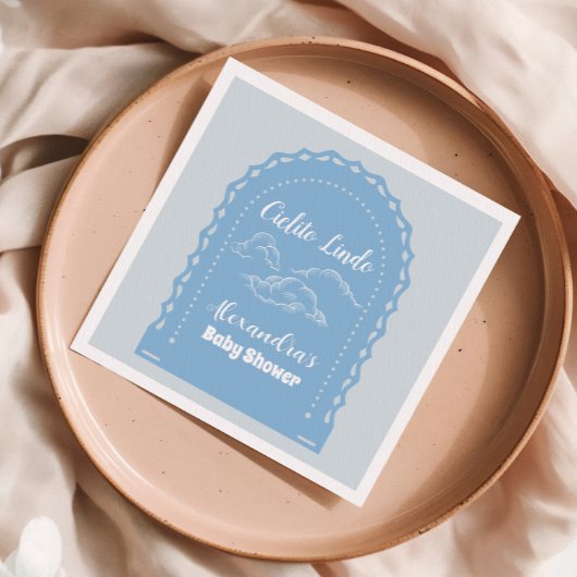 Schattigee Dusty Blue Cielito Lindo Servet