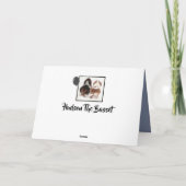 Schattigee dutje bastion op grappige verjaardag Ka Kaart (Achterkant)