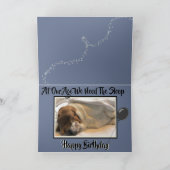 Schattigee dutje bastion op grappige verjaardag Ka Kaart (Binnen)