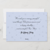 Schattigee dwergjes verwachten kerstavond feestdagenkaart (Achterkant)