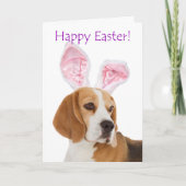 Schattigee Easter Beagle Kaart (Voorkant)