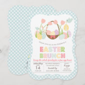 Schattigee Easter Brunch Egg Hunting Kaart (Voorkant / Achterkant)