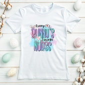 Schattigee Easter Nurse Waardering T-shirt