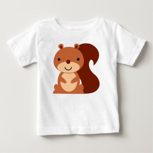 Schattigee eekhoorn Baby Shirt (Voorkant)