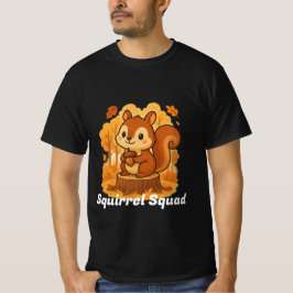Schattigee eekhoorn en laptop grafisch T-shirt