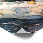 Schattigee eekhoorn geniet van een Float Trip Poster (Hoek)