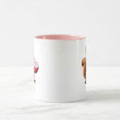 Schattigee eekhoorn gepersonaliseerde kerst Mok (Midden)