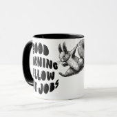 Schattigee Eekhoorn - Goedemorgen Fellow Nut Jobs Mok (Voorkant links)