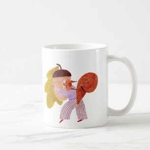 Schattigee Eekhoorn Herfst Koffie Mok – Acorn & He