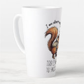 Schattigee eekhoorn illustratie | Koffie M Latte Mok (Linkerhoek)
