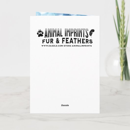 Schattigee eekhoorn in de sneeuw gepersonaliseerde feestdagen kaart (Achterkant)