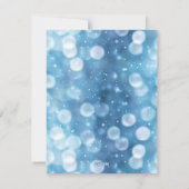 Schattigee eekhoorn in de sneeuw gepersonaliseerde feestdagenkaart (Achterkant)