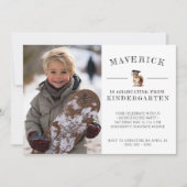 Schattigee Eekhoorn Kleuterschool Afstuderen Kaart (Voorkant)