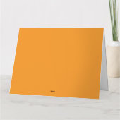 Schattigee Eekhoorn met een Bladparaplu - Herfstre Kaart (Achterkant)