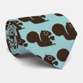 Schattigee eekhoorn met moerdpatroon | Critter van Stropdas (Opgerold)