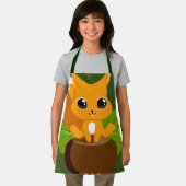 Schattigee Eekhoorn Notenbos Kinder All-Over Print Schort (Insitu)