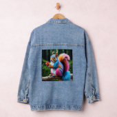 Schattigee eekhoorn op de tak-19274 denim jacket (Hangar)