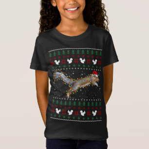 Schattigee Eekhoorn Santa's Pet Lelijke Kersttrui T-shirt